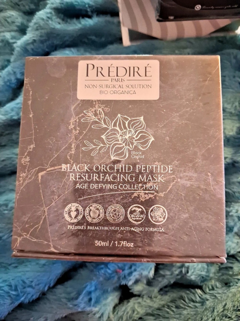 Prédiré Paris Black Orchid Peptide Resurfacing Mask 50ml Black Orchid Mask NWT